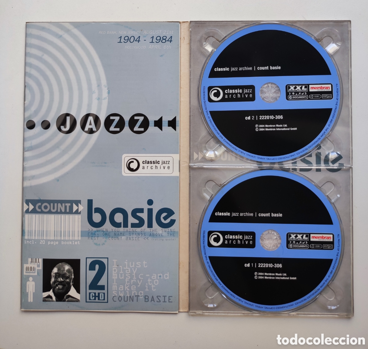 CDs de Musique: DIGIBOOK DOBLE CD - JAZZ CLASSIC ARCHIVE COUNT BASIE / 2004 MEMBRAN MUSIC