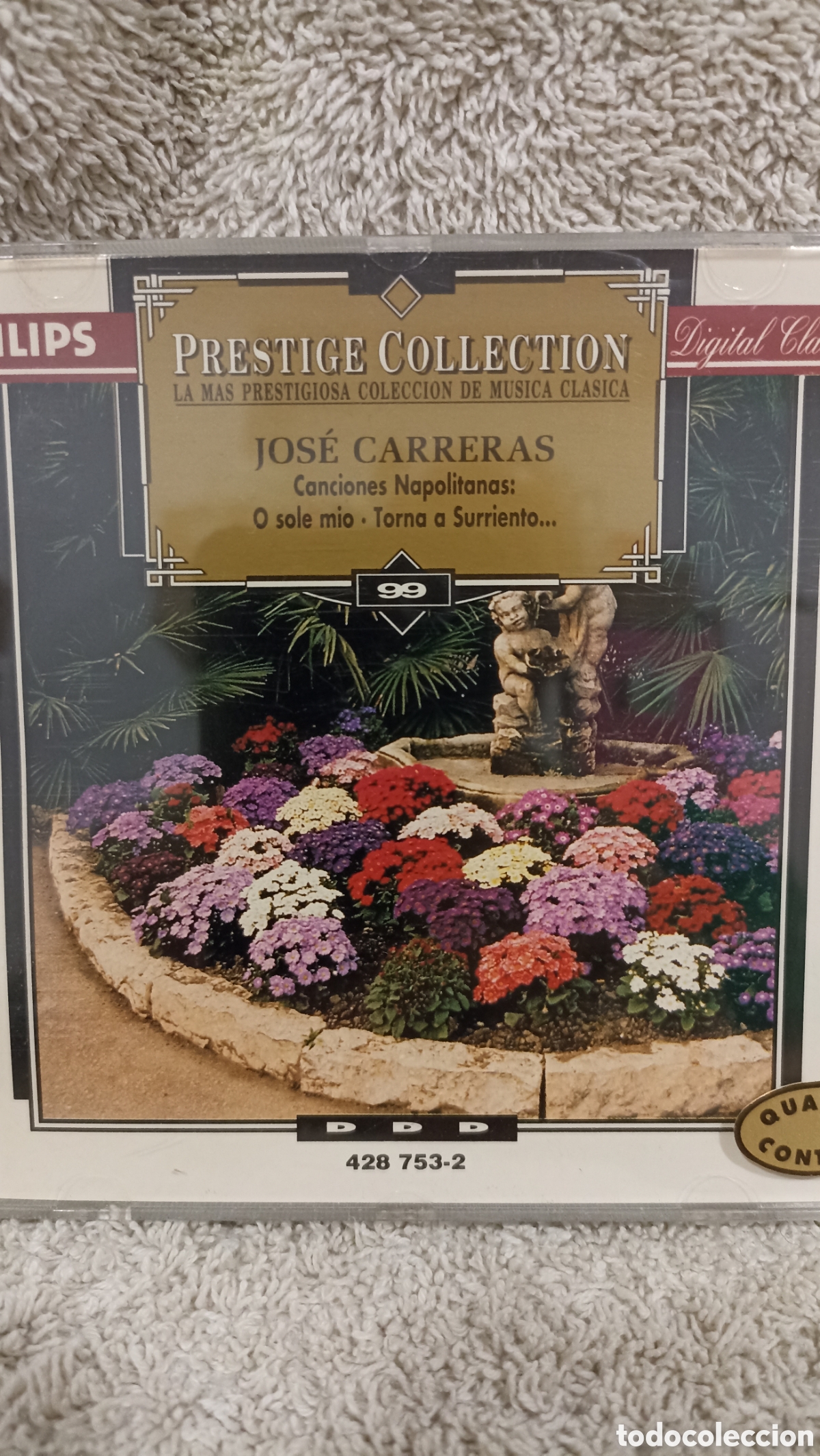 CDs de m&uacute;sica: MINT! &rdquo;Canciones Napolitanas&rdquo; por Jos&eacute; Carreras.