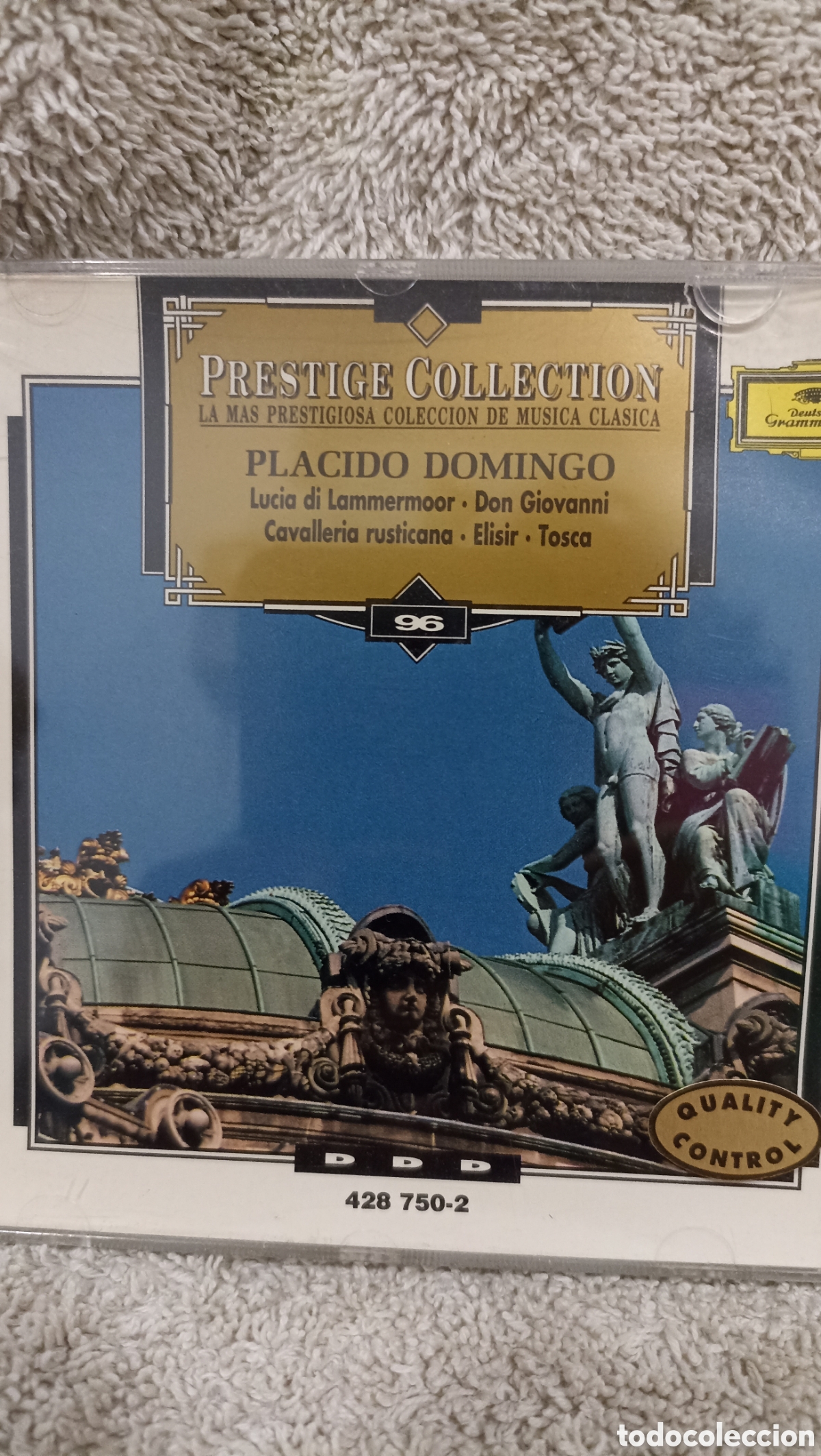 CDs de m&uacute;sica: MINT!Pl&aacute;cido Domingo titulado &rdquo;Lucia di Lammermoor &middot; Don Giovanni &middot; Cavaller&iacute;a Rusticana &middot; Elisir