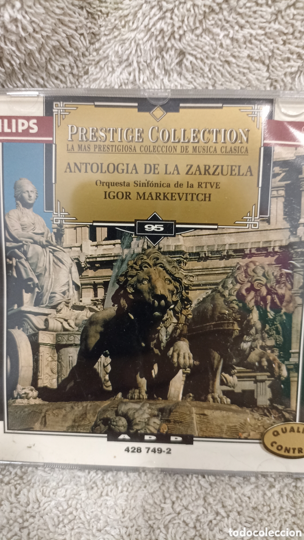 CDs de m&uacute;sica: MINT!Antolog&iacute;a de la Zarzuela&rdquo;, publicado por Philips.