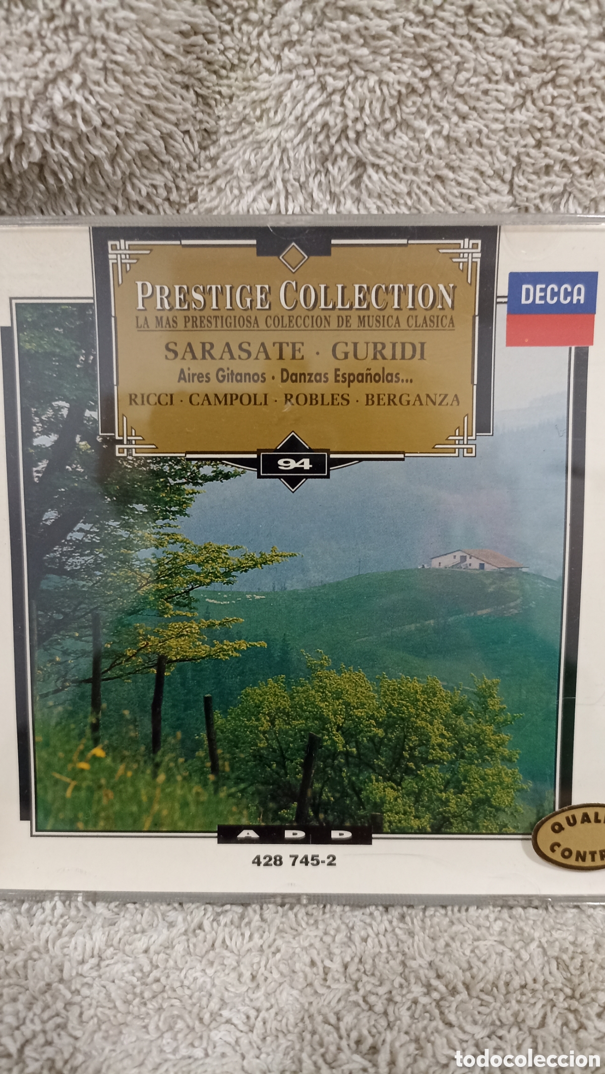 CDs de m&uacute;sica: MINT!Prestige Collection - CD N&ordm; 94 ● Sarasate - Guridi