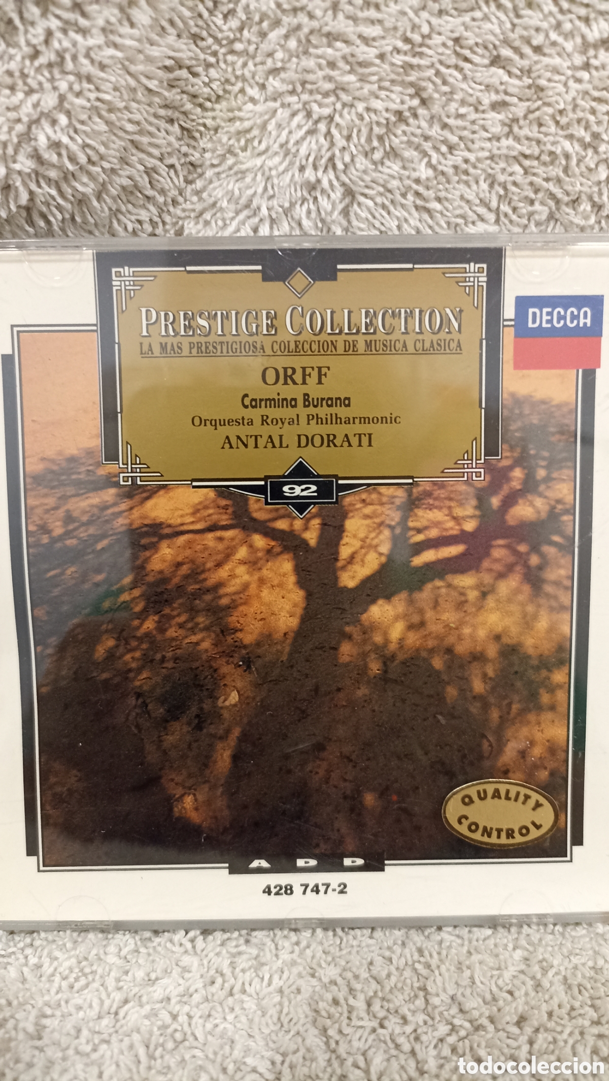 CDs de m&uacute;sica: MINT!!Carmina Burana de Carl Orff, interpretada por la Orquesta Royal Philharmonic
