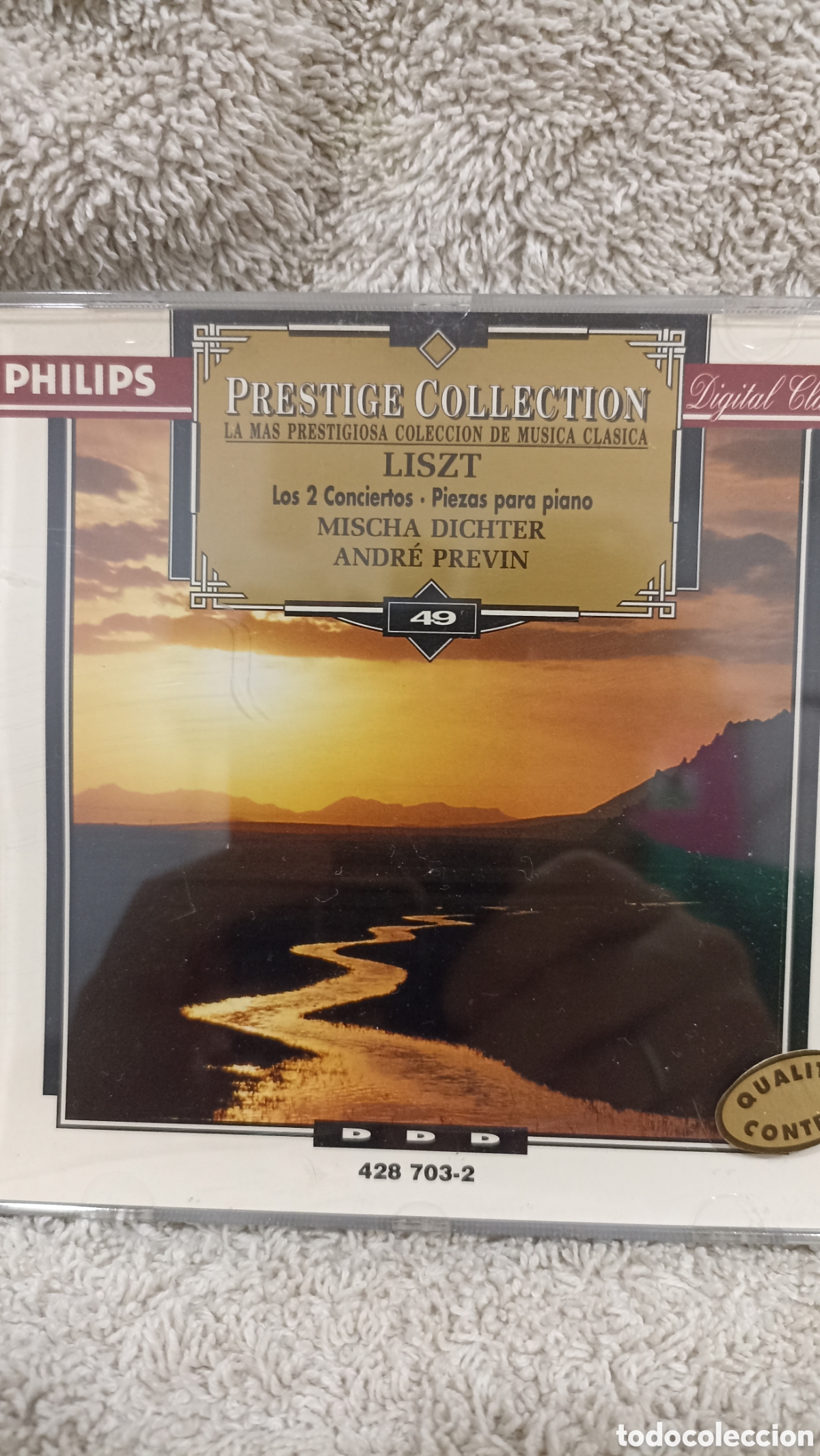 CDs de m&uacute;sica: MINT!!LISZT. LOS 2 CONCIERTOS. PRESTIGE COLLECTION N&ordm; 49. PHILIPS CD. TDKCD151