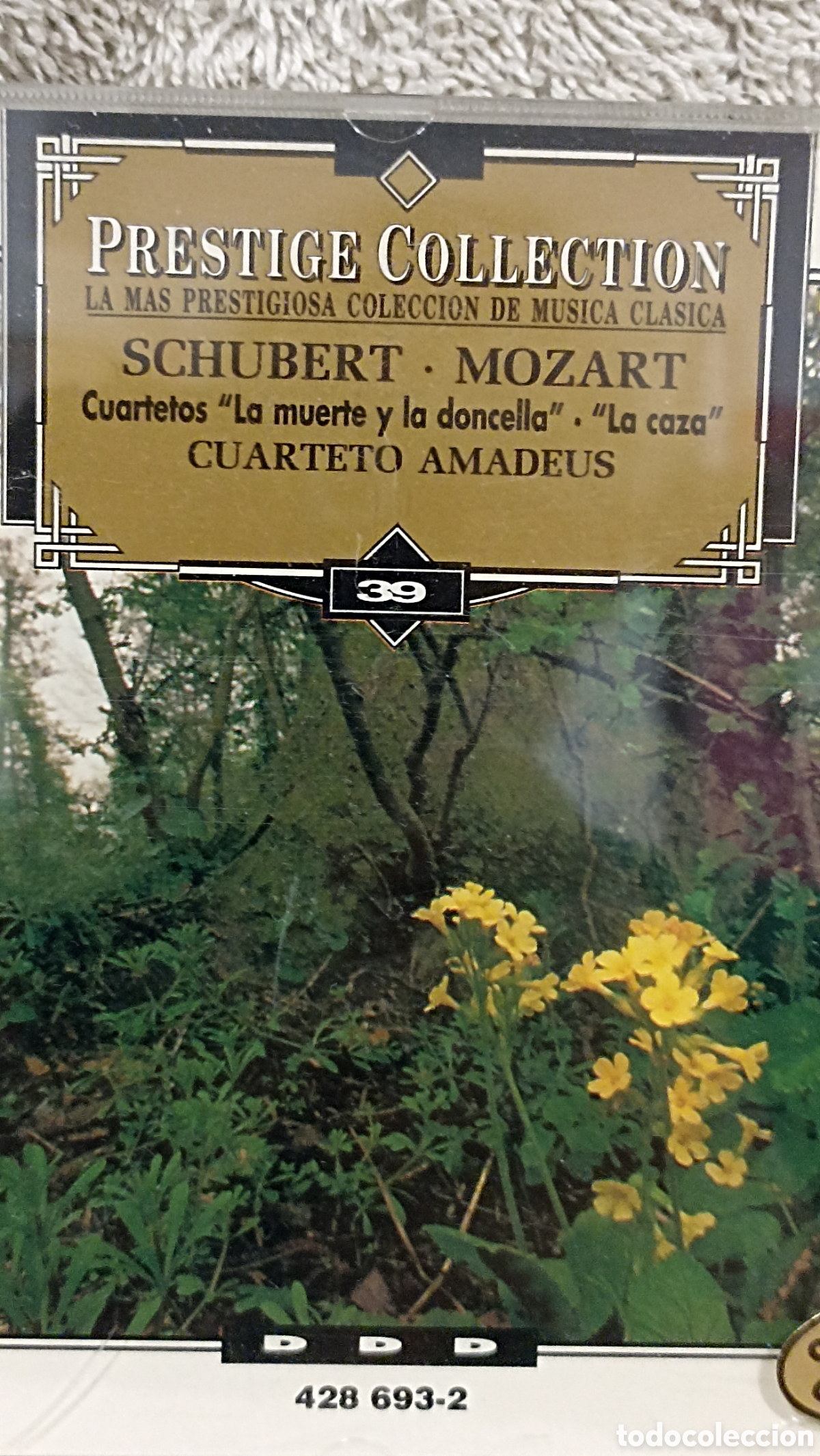 CDs de m&uacute;sica: MINT!!&rdquo;La Muerte y la Doncella&rdquo; de Franz Schubert y &rdquo;La Caza&rdquo; de Wolfgang Amadeus Mozart,