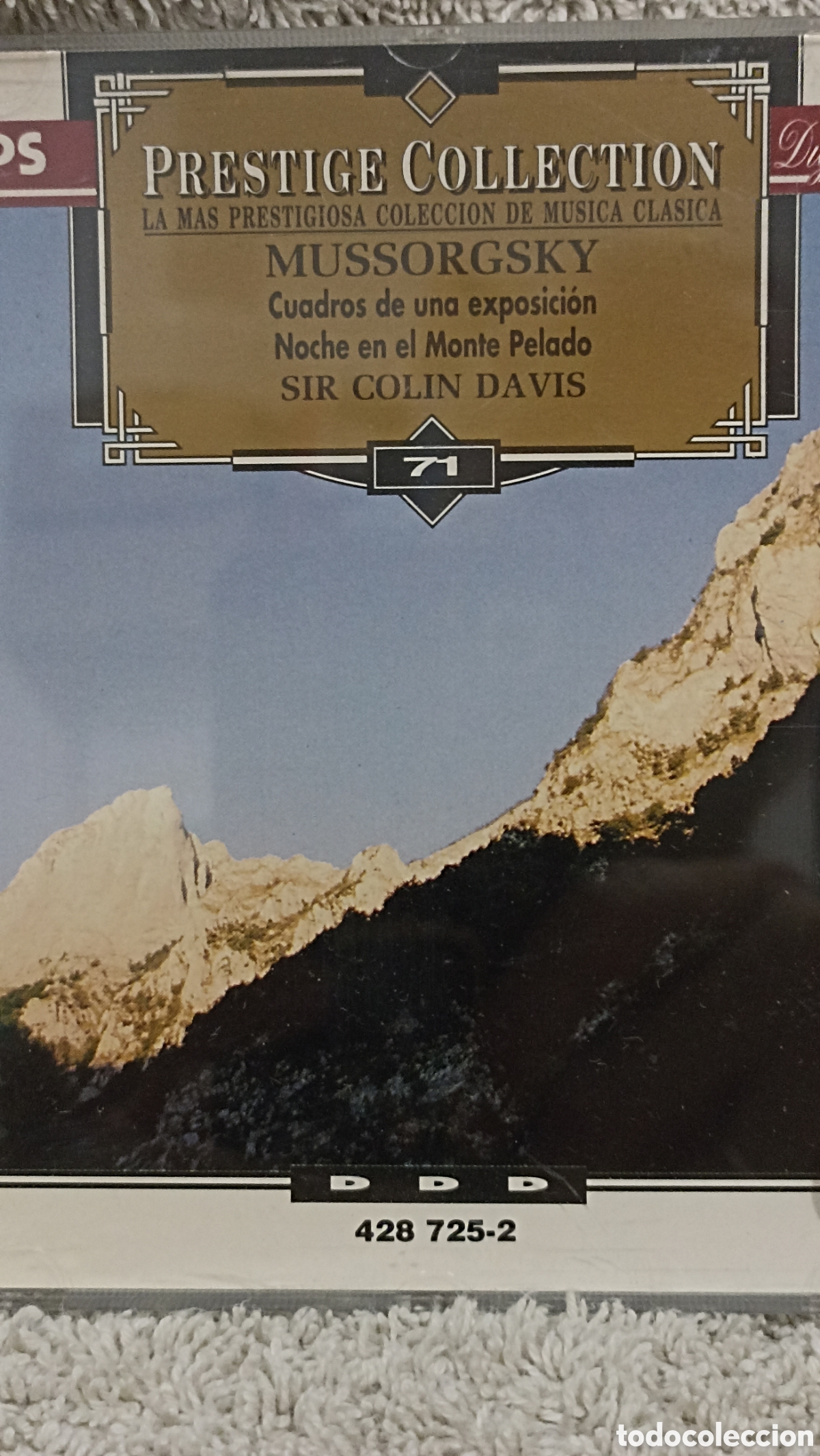 CDs de m&uacute;sica: MINT!MUSSORGSKY , CUADROS DE UNA EXPOSICION - NOCHE EN EL MONTE PELADO -SIR COLIN DAVIS