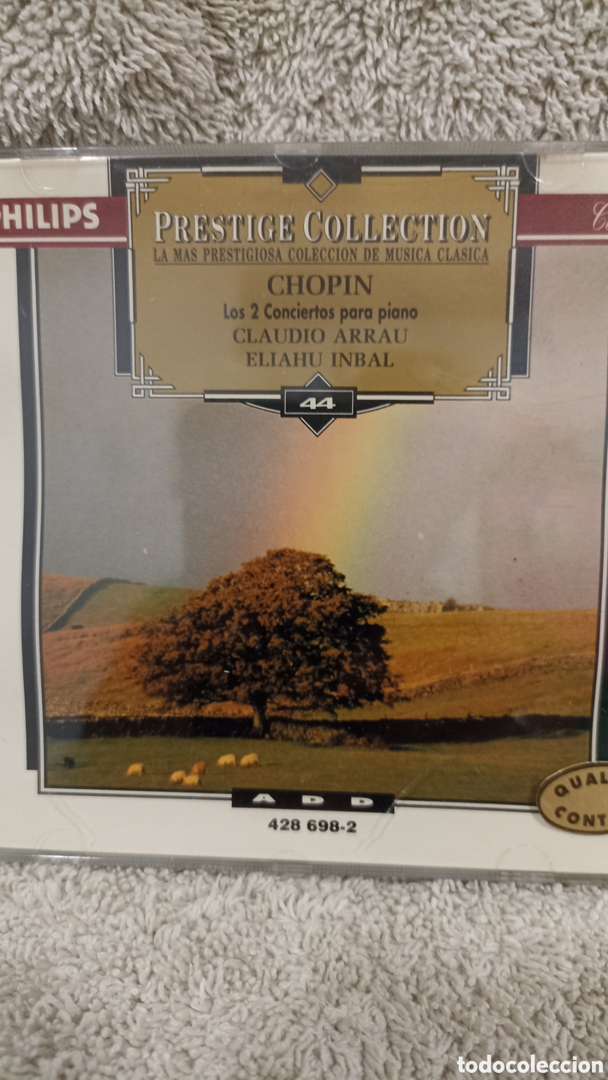 CDs de m&uacute;sica: MINT!!-CHOPIN- LOS 2 CONCIERTOS PARA PIANO, ARRAU, INBAL- CD CLASICO