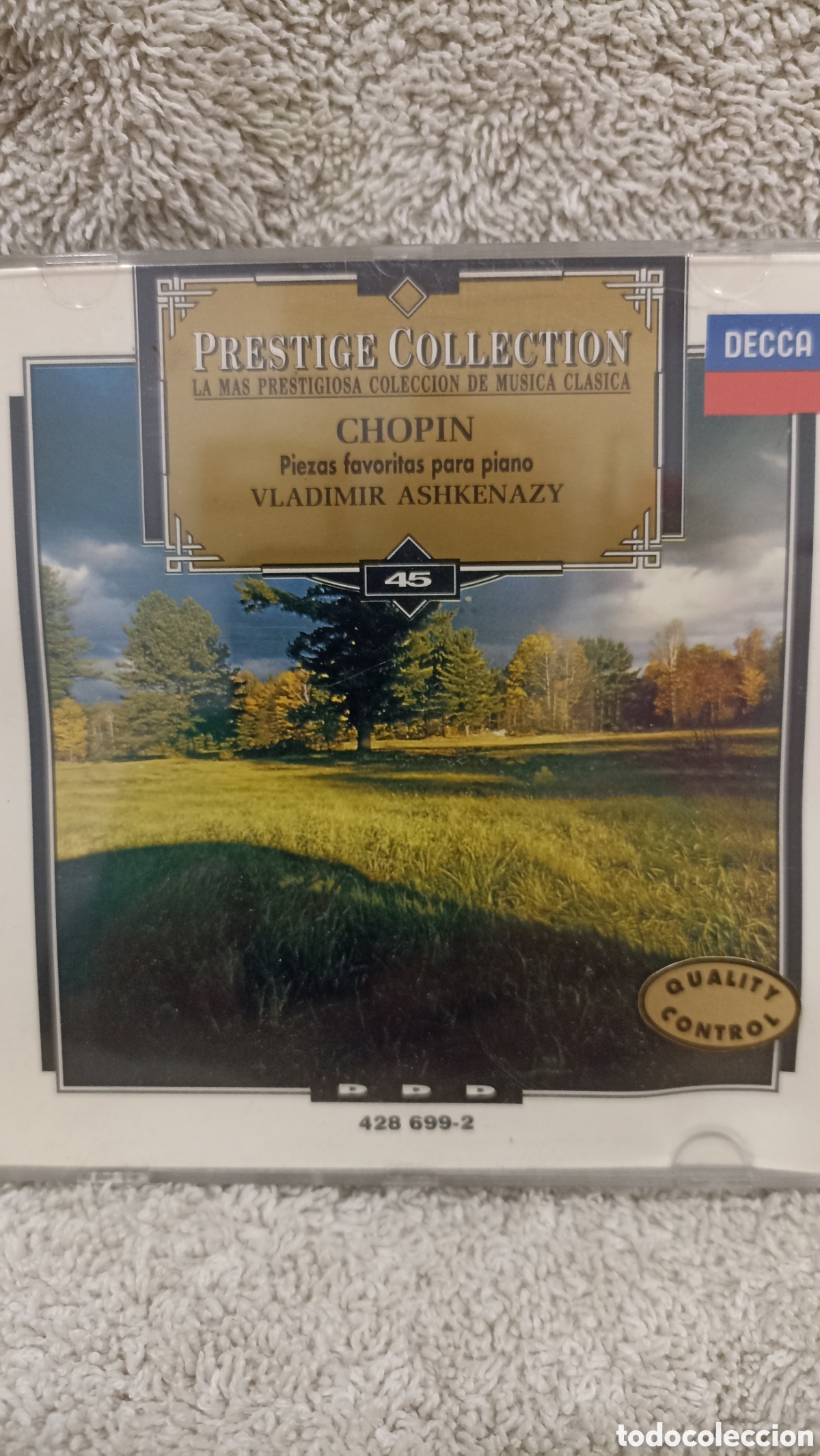CDs de m&uacute;sica: MINT!!CD. CHOPIN Piezas favoritas para piano VLADIMIR ASHKENAZY