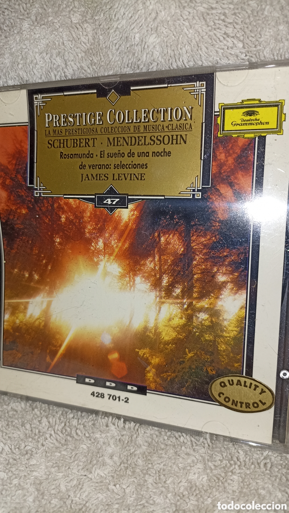 CDs de m&uacute;sica: MINT!!Schubert y Mendelssohn interpretadas por el director James Levine.