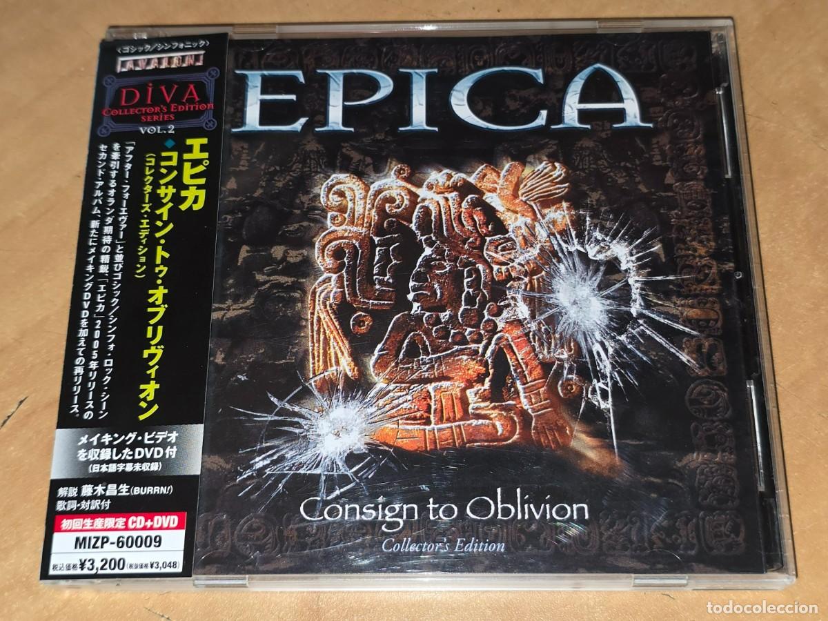 CDs de m&uacute;sica: EPICA CD/DVD Consign to Oblivion,Japan Press Collector's Edition,Symphonic Metal-Nightwish-Tarja
