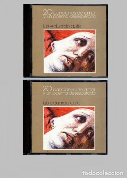 CDs de m&uacute;sica: 501 - [2 CDS]. EDUARDO AUTE. CANCIONES DE AMOR Y UN POEMA DESESPERADO. (VOL. I+VOL. II).