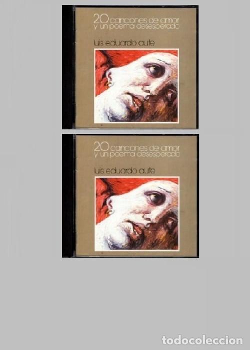 CDs de m&uacute;sica: 501 - [2 CDS]. EDUARDO AUTE. CANCIONES DE AMOR Y UN POEMA DESESPERADO. (VOL. I+VOL. II).