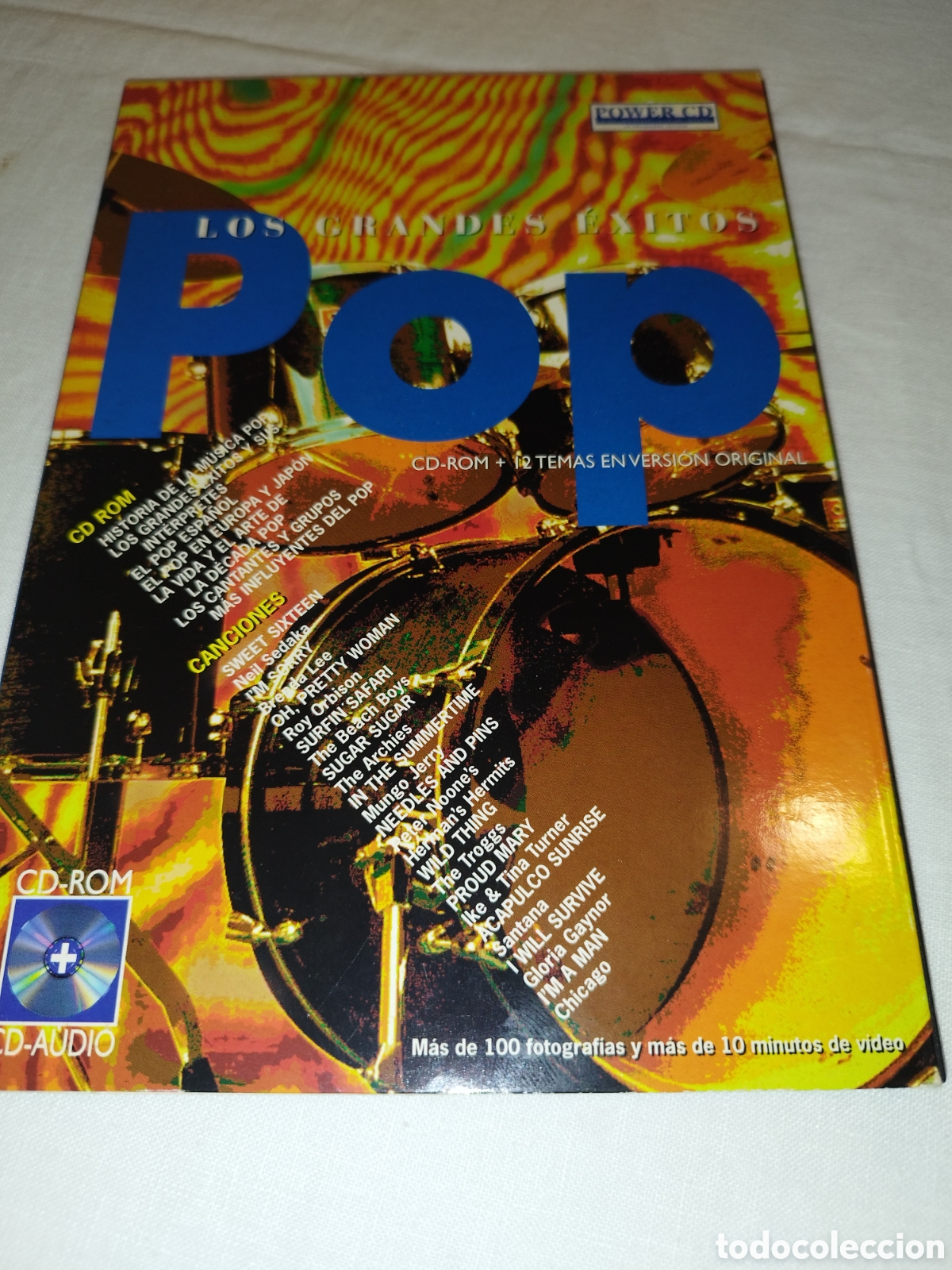 CDs de m&uacute;sica: CD-ROM + CD-AUDIO: LOS GRANDES EXITOS POP. DCDM SYSTEM, 1997