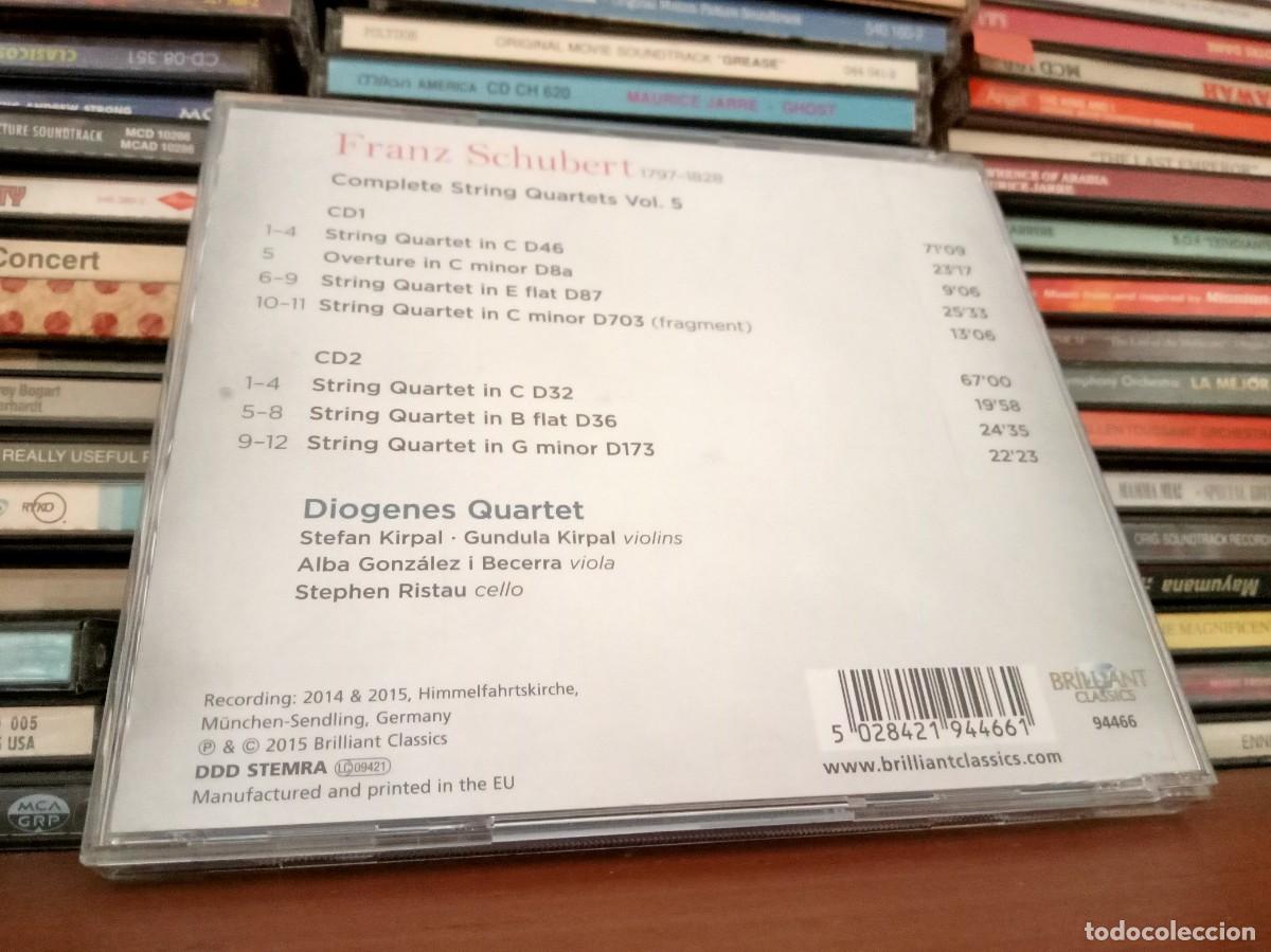 CDs de m&uacute;sica: Schubert , Diogenes Quartet - 2 cd Netherlands 2015 - Foto 2