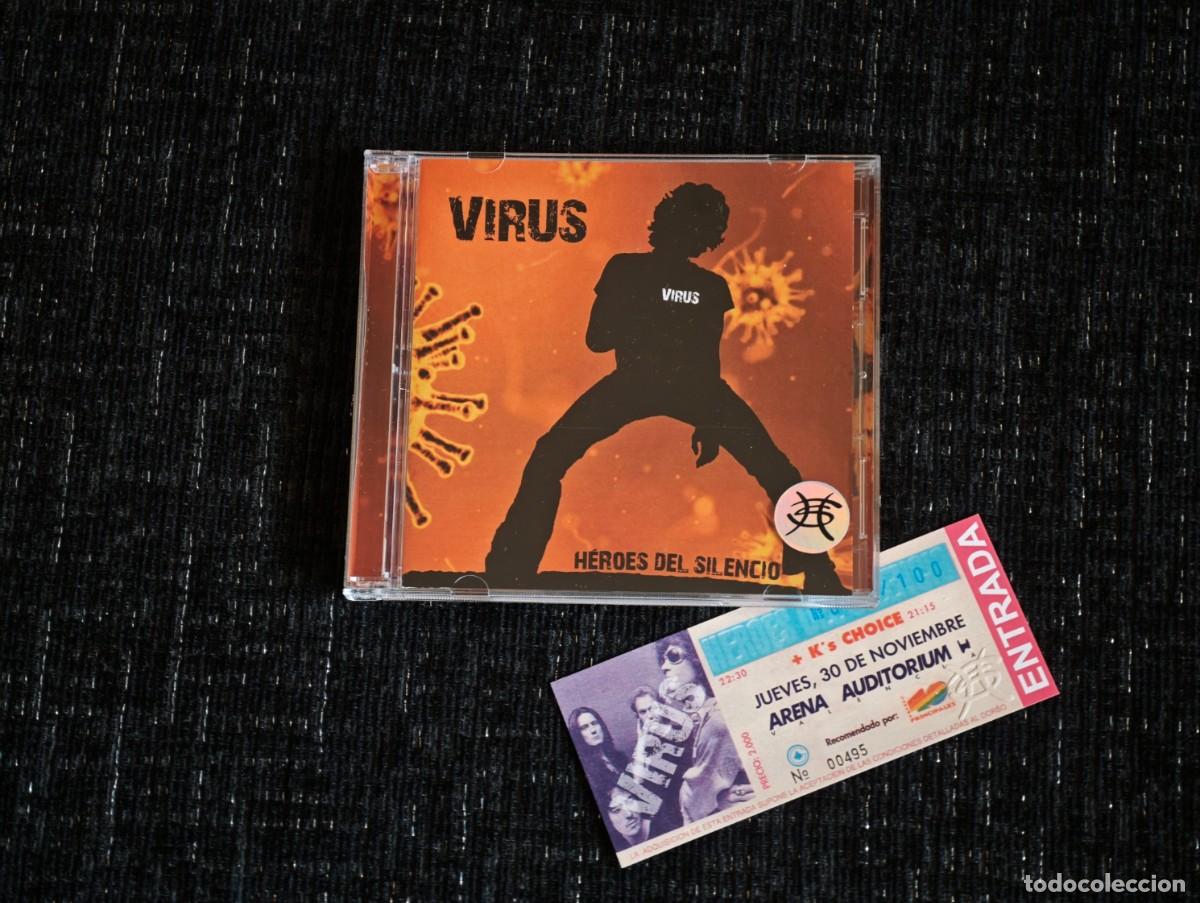 CDs de m&uacute;sica: Doble CD H&eacute;roes del Silencio - Virus - Foto 1