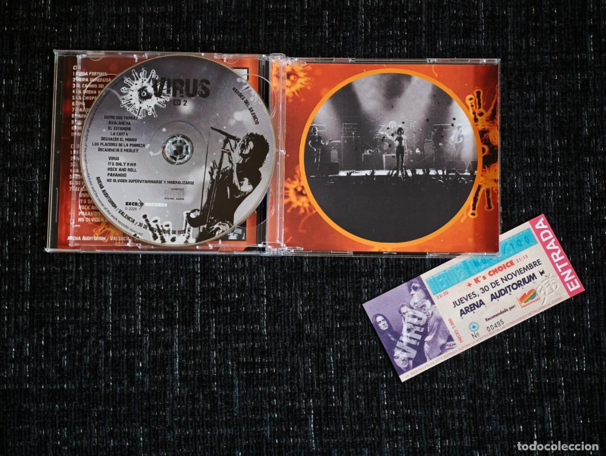 CDs de m&uacute;sica: Doble CD H&eacute;roes del Silencio - Virus - Foto 4