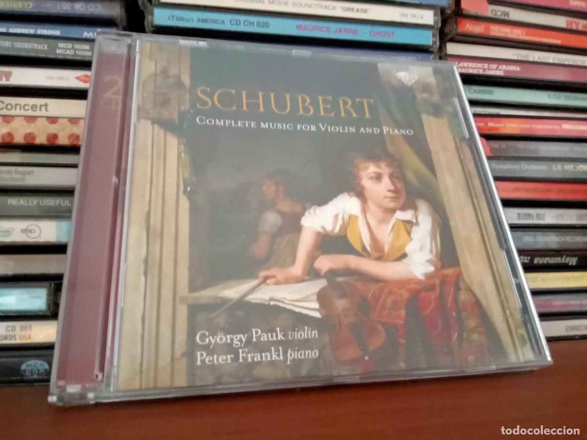 CDs de m&uacute;sica: Franz Schubert &ndash; Complete Music for Violin and Piano - cd Europe 2015