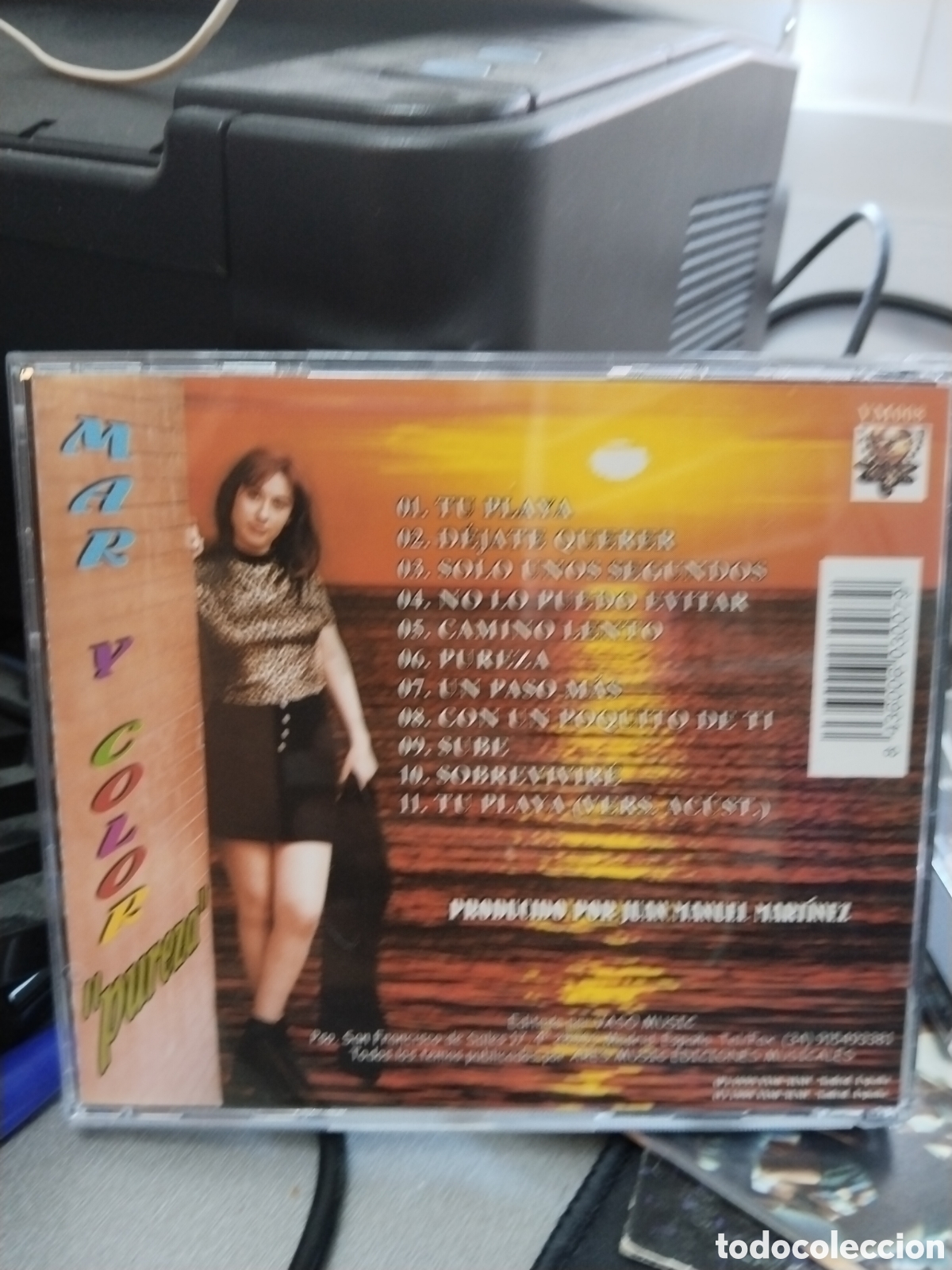 CDs de m&uacute;sica: Mar y color pureza once temas - Foto 2