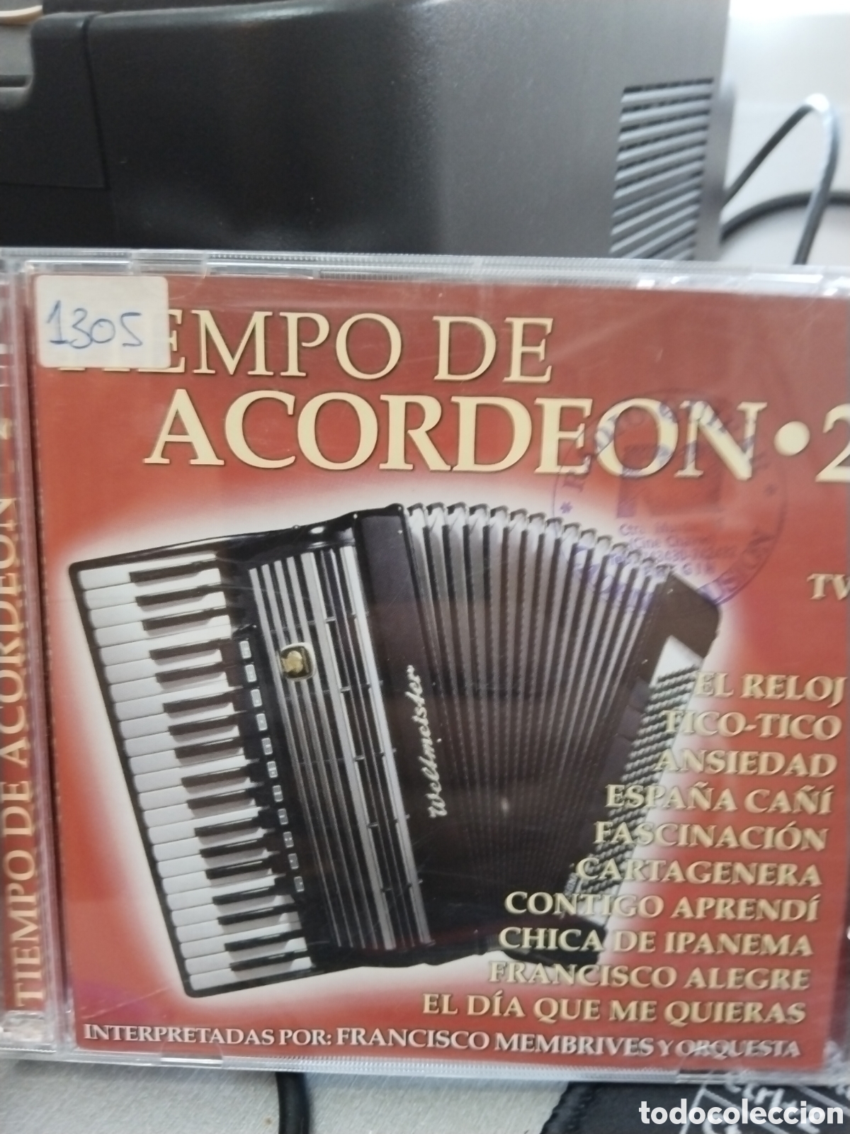 CDs de m&uacute;sica: Tiempo de acorde&oacute;n dos veintinueve temas