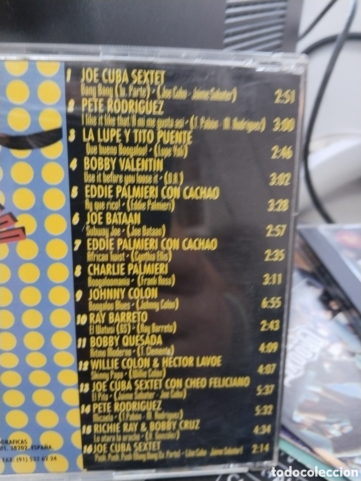 CDs de m&uacute;sica: Toma boogaloo diecis&eacute;is temas - Foto 2