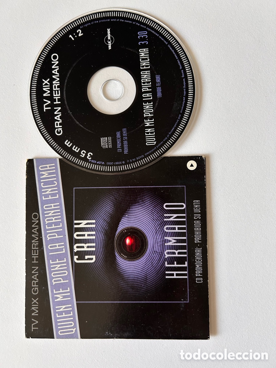 CDs de m&uacute;sica: CD single Gran Hermano-Quien me pone la pierna encima?