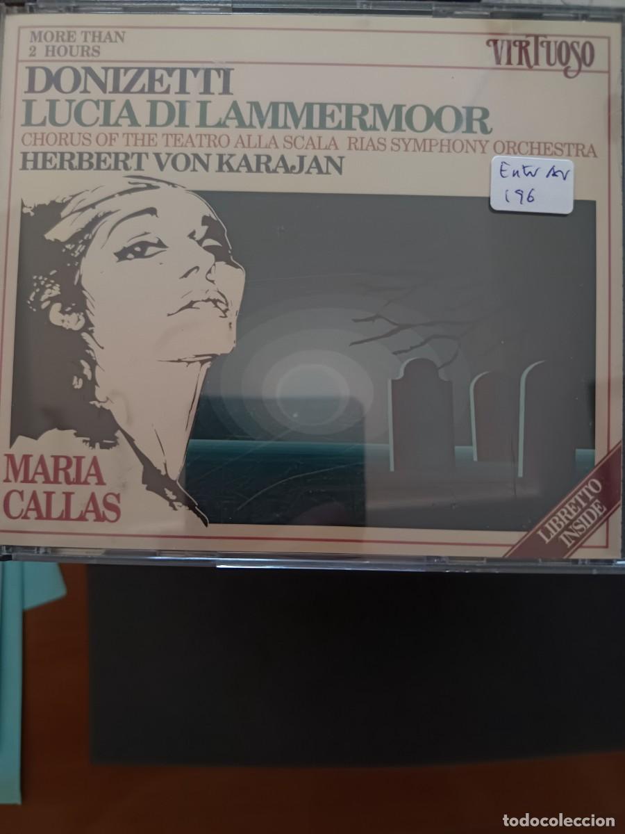 CDs de m&uacute;sica: CAJA 2 CD. DONIZETTI. LUCIA DI LAMMERMOOR.- DIR.: VON KARAJAN.- INT&Eacute;RP.: MARIA CALLAS, DI STEFANO