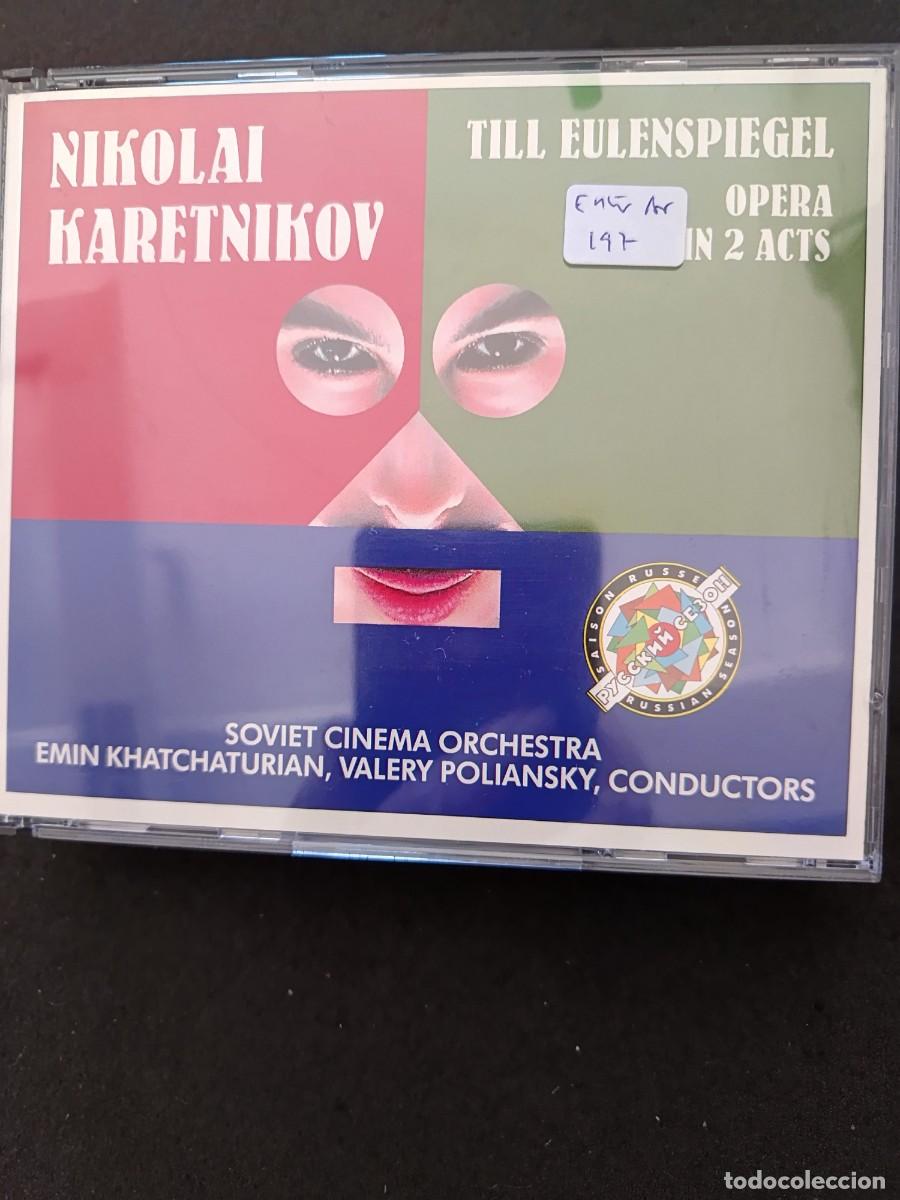 CDs de m&uacute;sica: CAJA 2 CD. NIKOLAI KARETNIKOV: TILL EULENSPIEGEL. OPERA IN 2 ACTS. DIR.: EMIN KHATCHATURIAN, VALERY