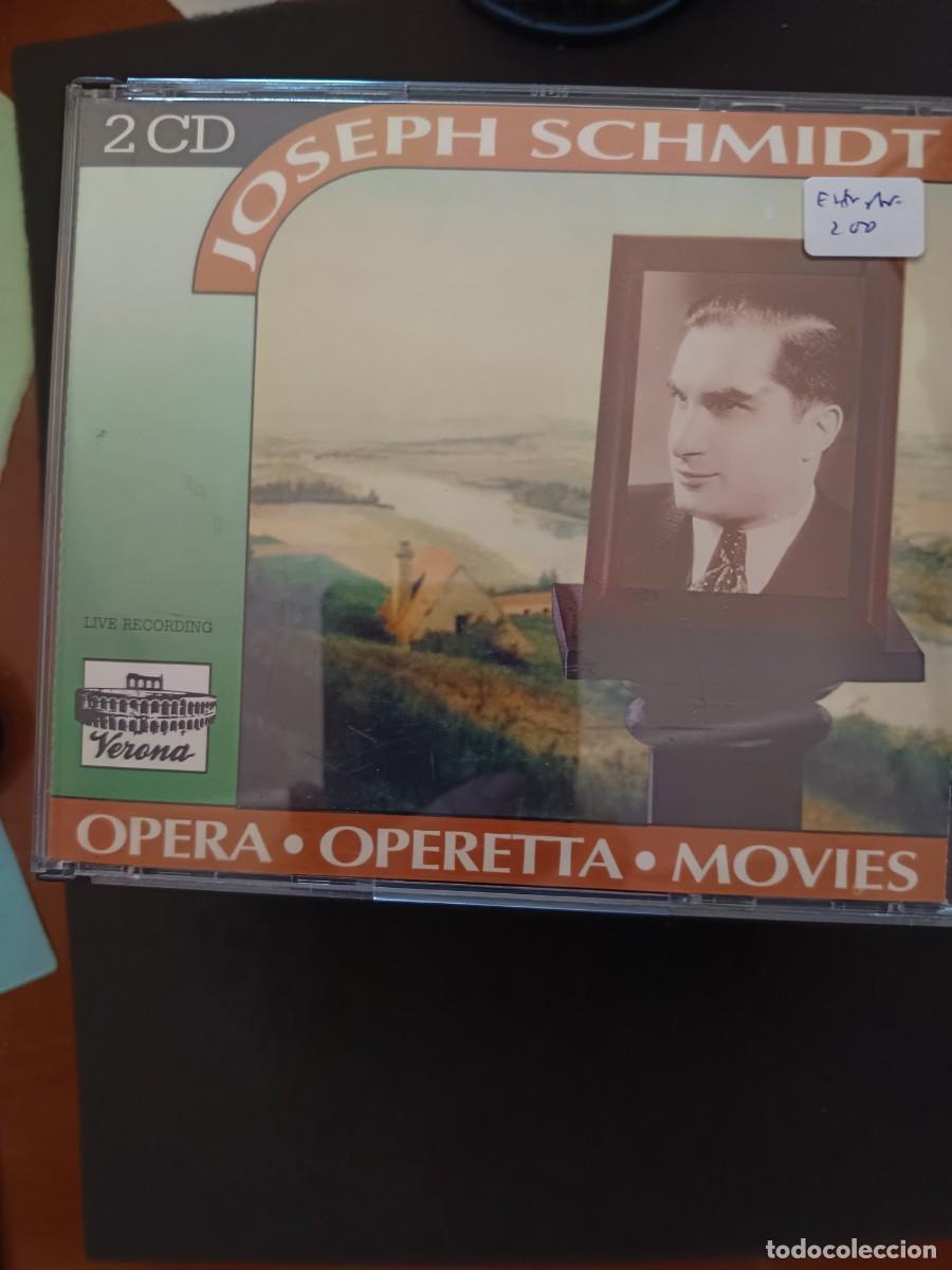 CDs de m&uacute;sica: CAJA 2 CD. JOSEPF SCHMIDT: OPERA, OPERETTA, MOVIES. LIVE RECORDING. 2 CD