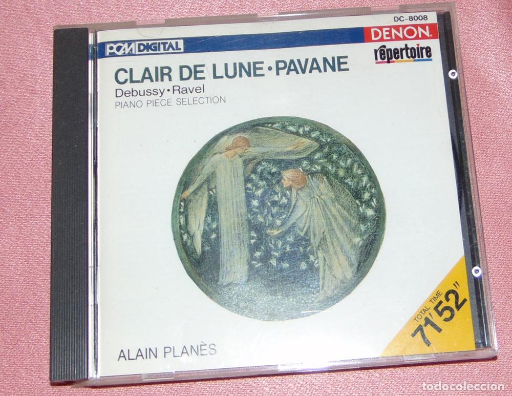 CD de M&uacute;sica: RAVEL - DEBUSSY - ALAIN PLAN&Eacute;S - CLAIR DE LUNE - PAVANE - PIANO PIECE SELECTION - CD JAPAN