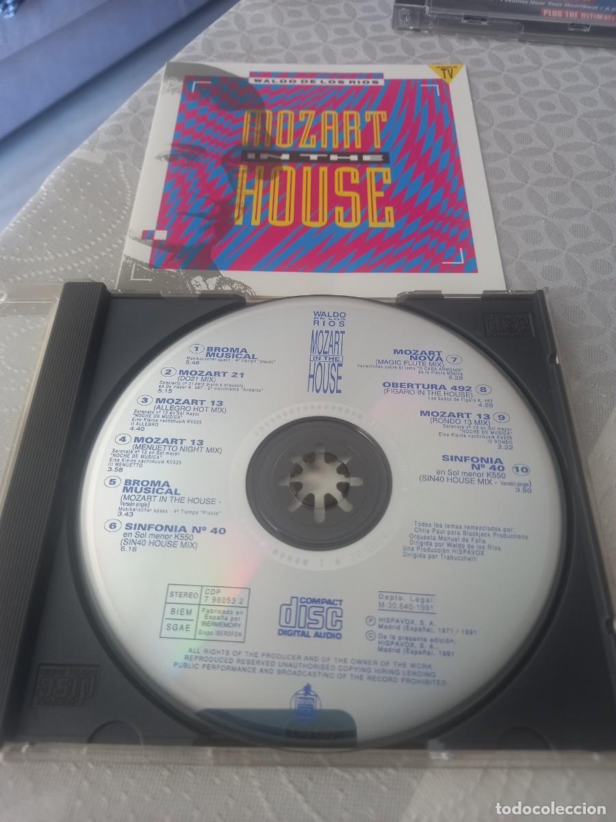 CDs de m&uacute;sica: RAR CD. WALDO DE LOS RIOS. MOZART IN THE HOUSE. 1991