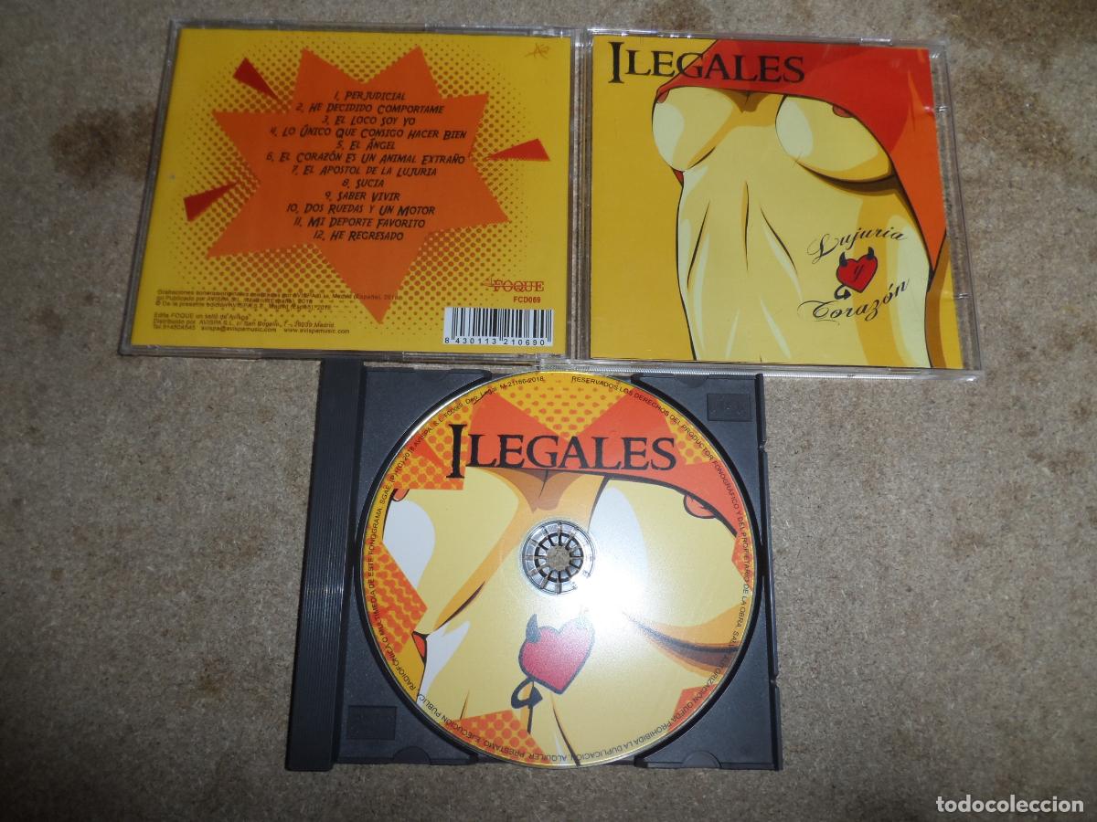 CDs de m&uacute;sica: Ilegales &ndash; Lujuria Y Coraz&oacute;n - Foto 1