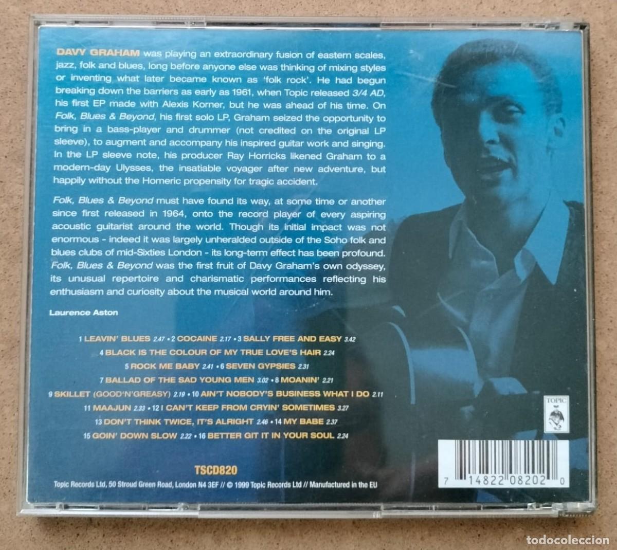 CDs de m&uacute;sica: Davy Graham - Folk, Blues & Beyond (CD) - Foto 2