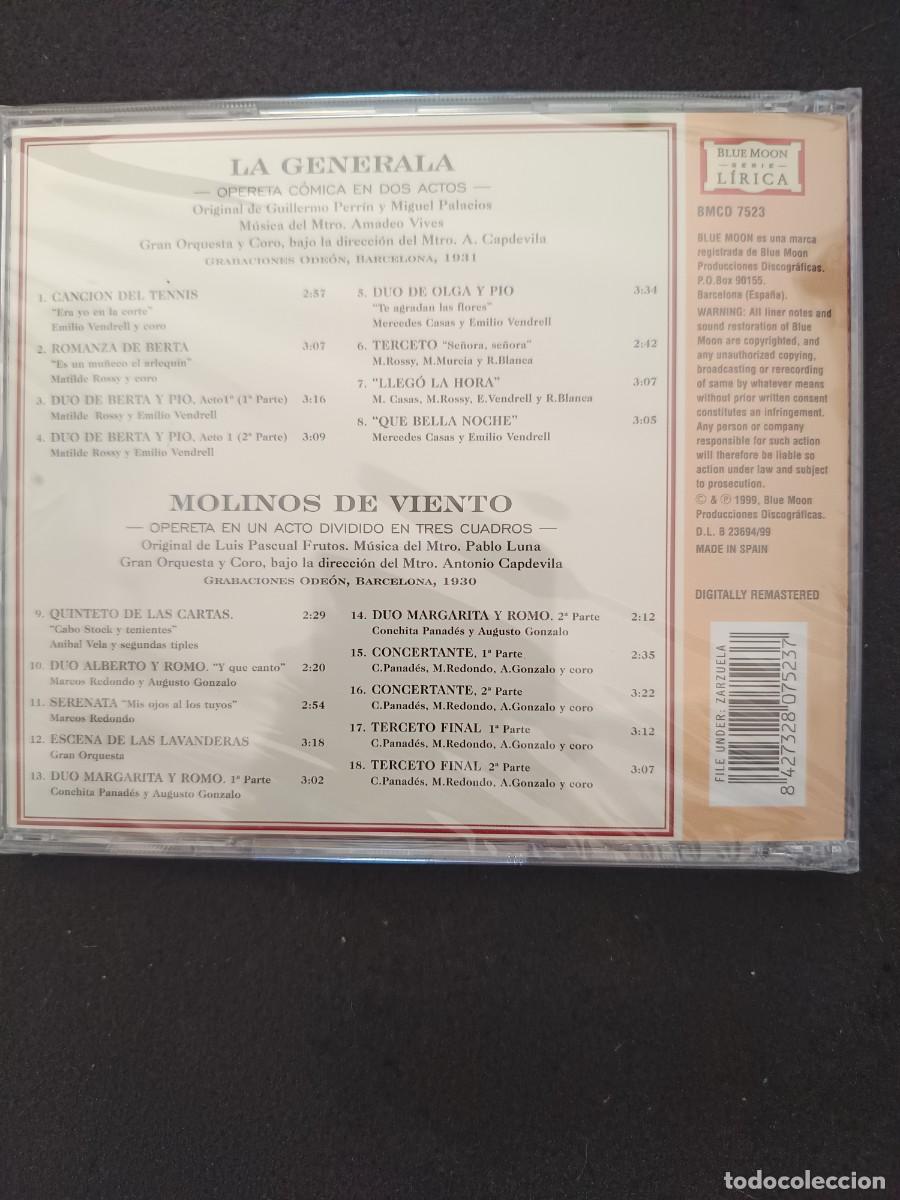 CDs de m&uacute;sica: LA GENERALA / MOLINOS DE VIENTO - Foto 2