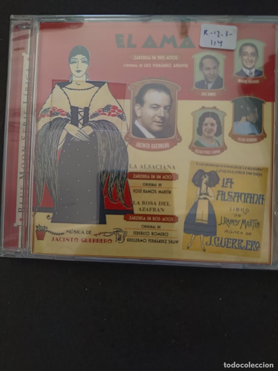 CDs de m&uacute;sica: EL AMA / LA ALSACIANA / LA ROSA DEL AZAFR&Aacute;N