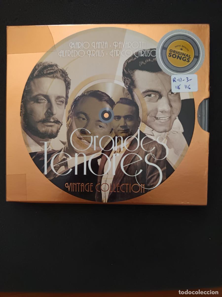 CDs de m&uacute;sica: GRANDES TENORES: MARIO LANZA, PAVAROTTI, ALFREDO KRAUS, ENRICO CARUSO. VINTAGE COLLECTION