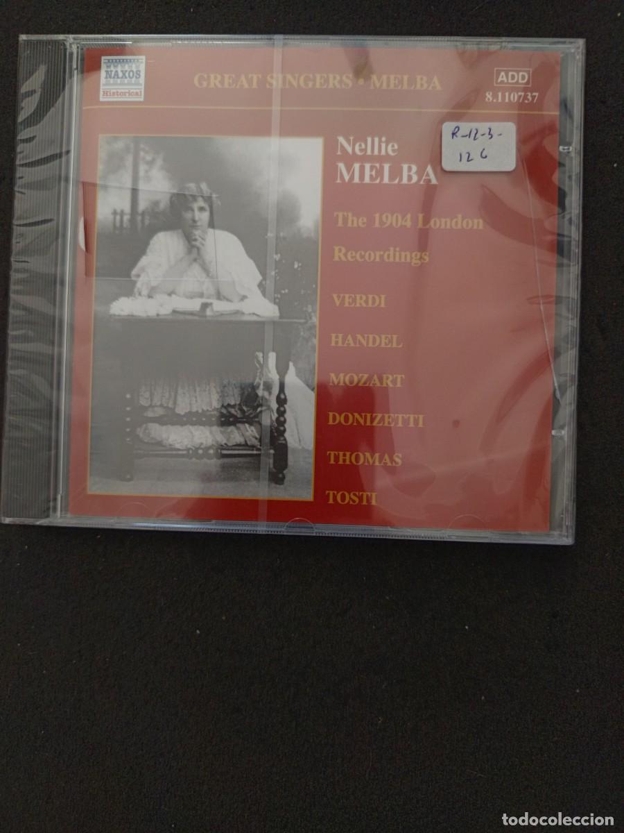 CDs de m&uacute;sica: NELLIE MELBA. THE 1904 LONDON RECORDINGS. VERDI, H&Auml;NDEL, MOZART, DONIZETTI, THOMAS, TOSTI