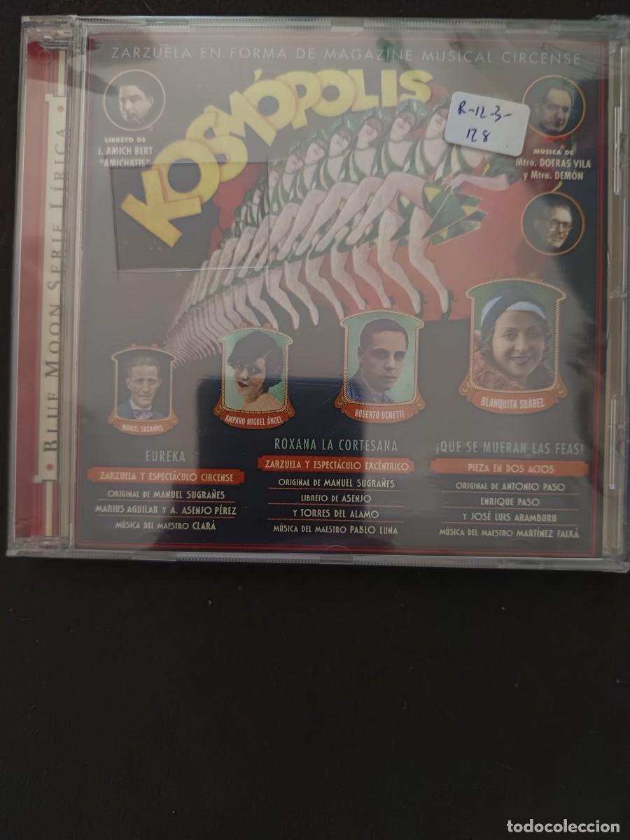 CDs de m&uacute;sica: KOSM&Oacute;POLIS / &iexcl;QUE SE MUERAN LAS FEAS! / ROXANA LA CORTESANA / EUREKA