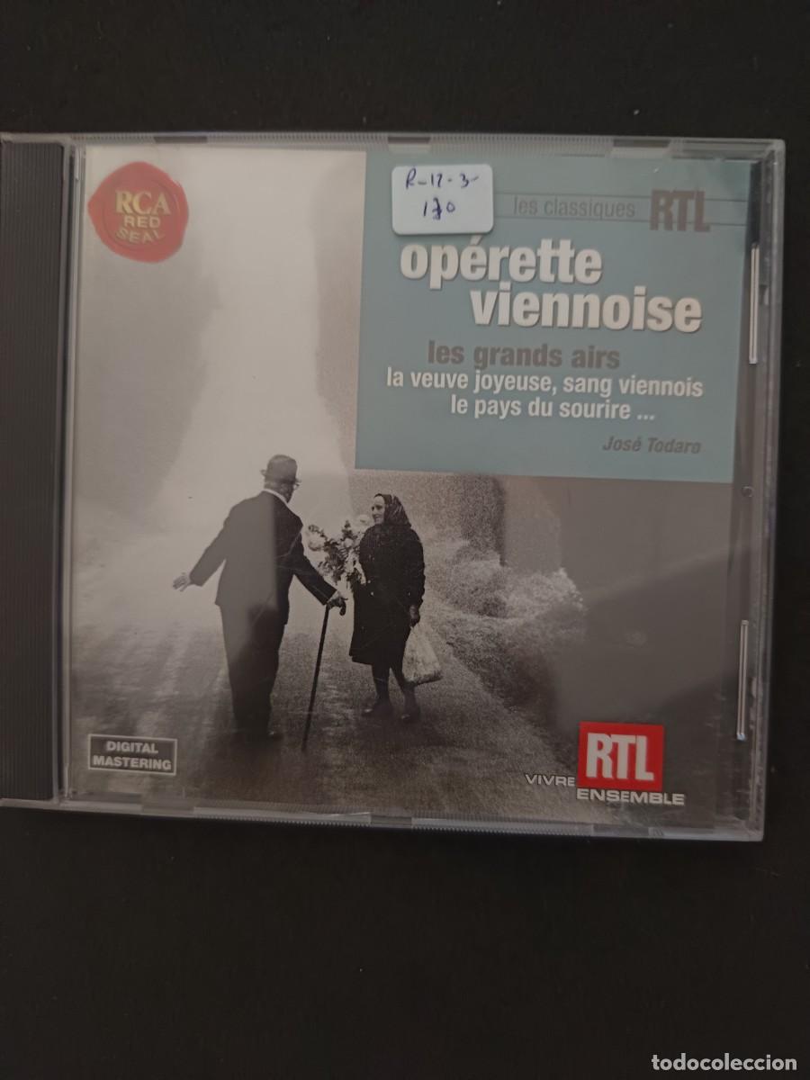 CDs de m&uacute;sica: OP&Eacute;RETTE VIENNOISE. LES GRANDS AIRS: LA VEUVE JOYEUSE, SANG VIENNOIS, LE PAYS DU SOURIRE