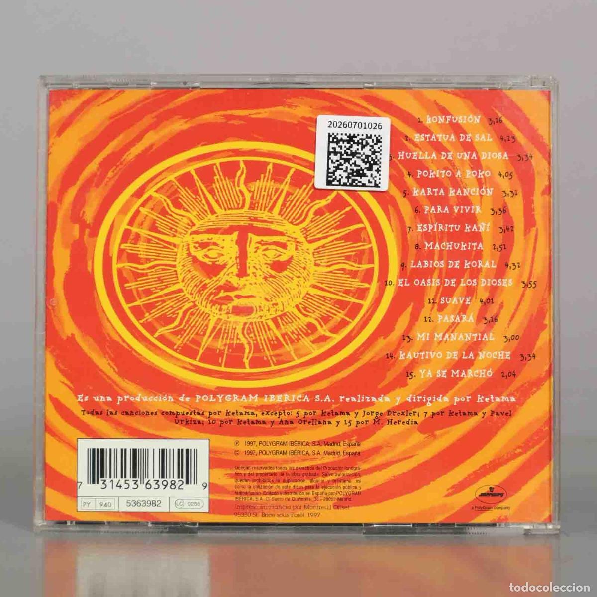 CDs de m&uacute;sica: CD. Konfusi&oacute;n - Ketama - Foto 2