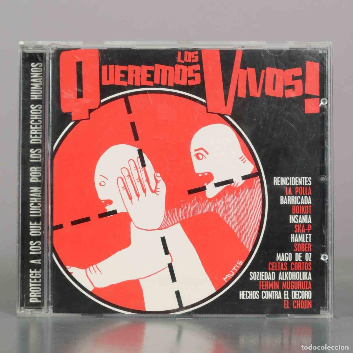 CDs de m&uacute;sica: CD. Los Queremos Vivos - Reincidentes, Barricada, Mago de Oz, Hamlet