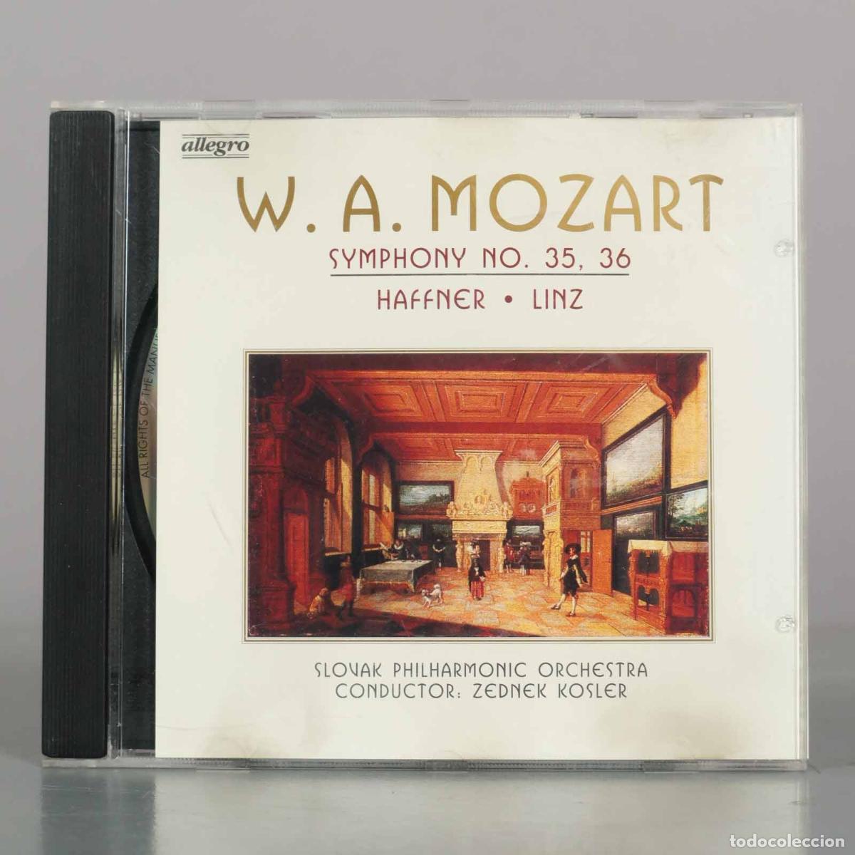 CDs de m&uacute;sica: CD. W. A. Mozart - Symphony No. 35, 36 - Haffner - Linz - Slovak Philharmonic Orchestra, Zdeněk Ko&scaron;
