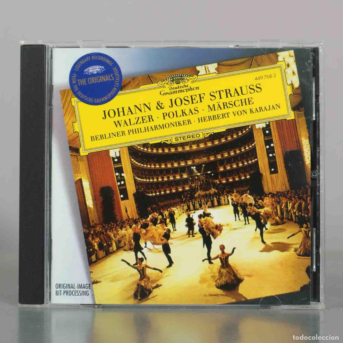 CDs de m&uacute;sica: CD. Johann and Josef Strauss: Walzer &bull; Polkas &bull; M&auml;rsche - Berliner Philharmoniker, Herbert von Karaj