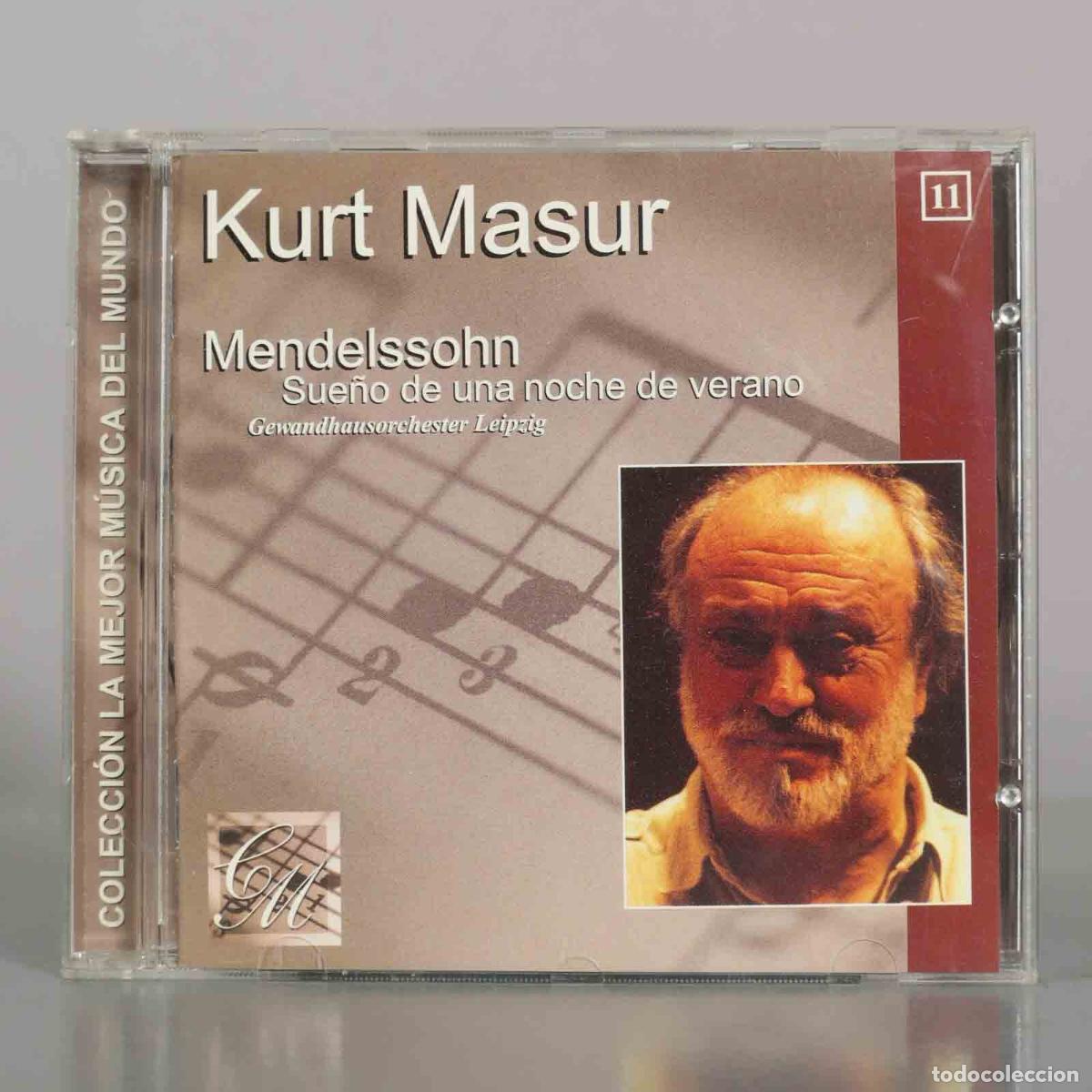 CDs de m&uacute;sica: CD. Sue&ntilde;o de una noche de verano - Felix Mendelssohn, Kurt Masur, Gewandhausorchester Leipzig