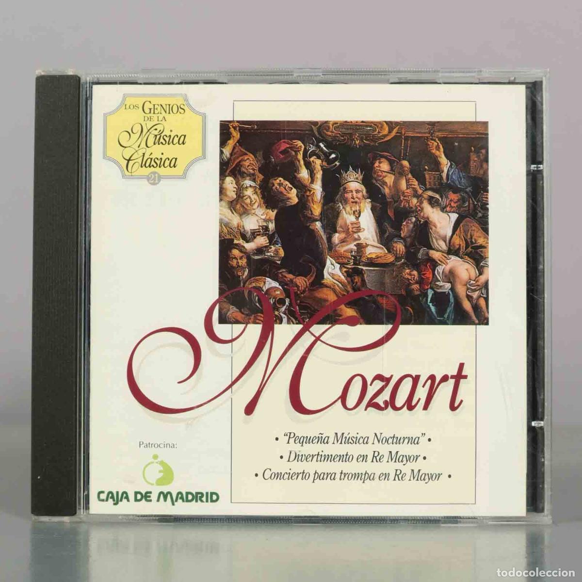 CDs de m&uacute;sica: CD. Mozart - Peque&ntilde;a M&uacute;sica Nocturna, Divertimento en Re Mayor, Concierto para trompa en Re Mayor -