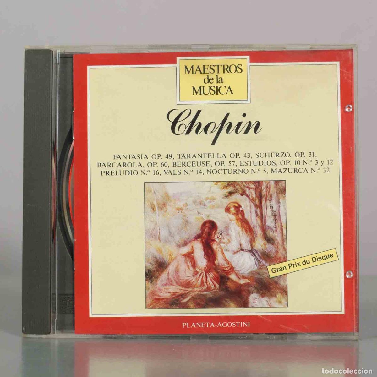 CDs de m&uacute;sica: CD. Maestros de la Musica - Chopin - Editorial Planeta-Agostini