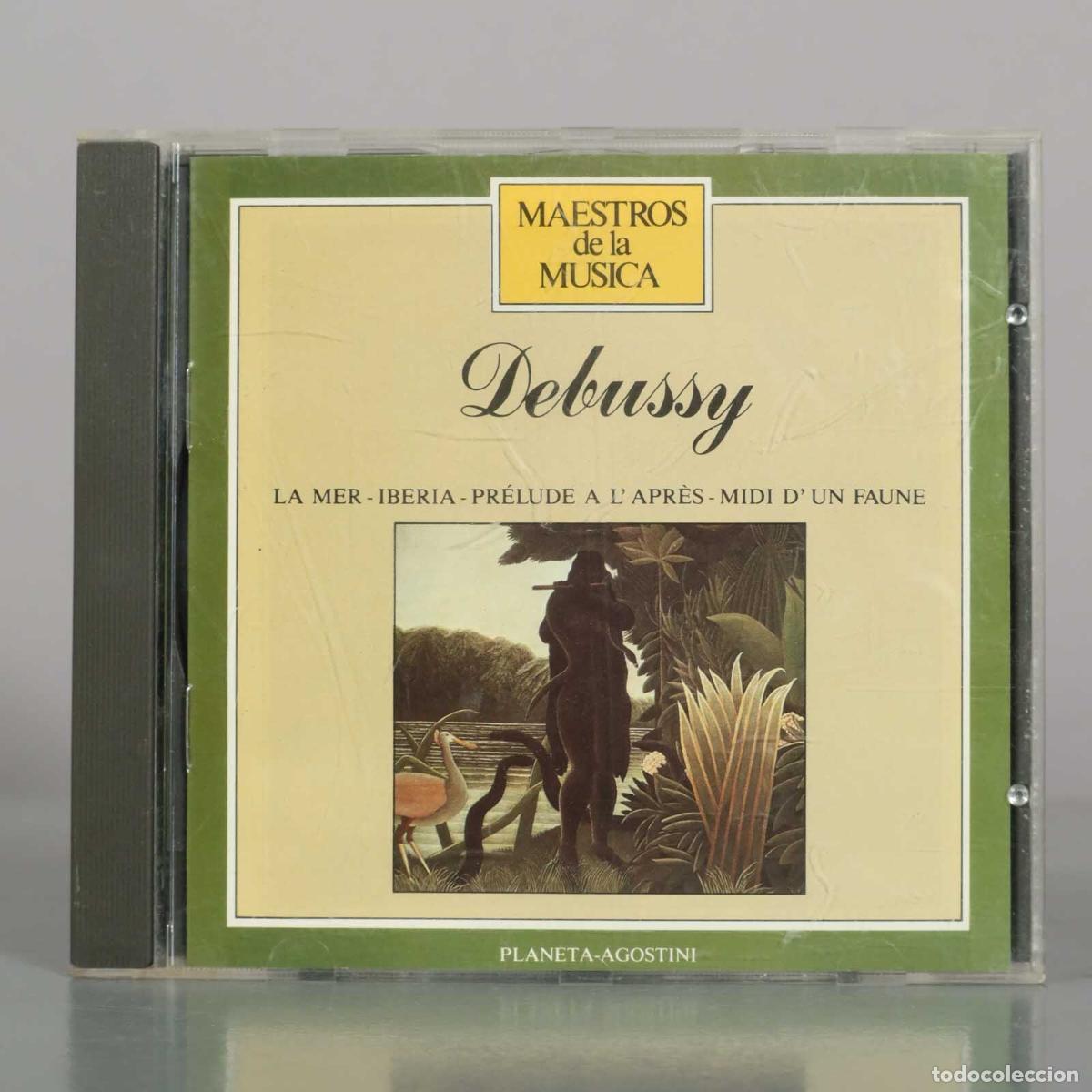 CDs de m&uacute;sica: CD. Debussy - La Mer, Iberia, Pr&eacute;lude &agrave; l&acute;apr&egrave;s-midi d&acute;un faune - Maestros de la M&uacute;sica - Planeta-A