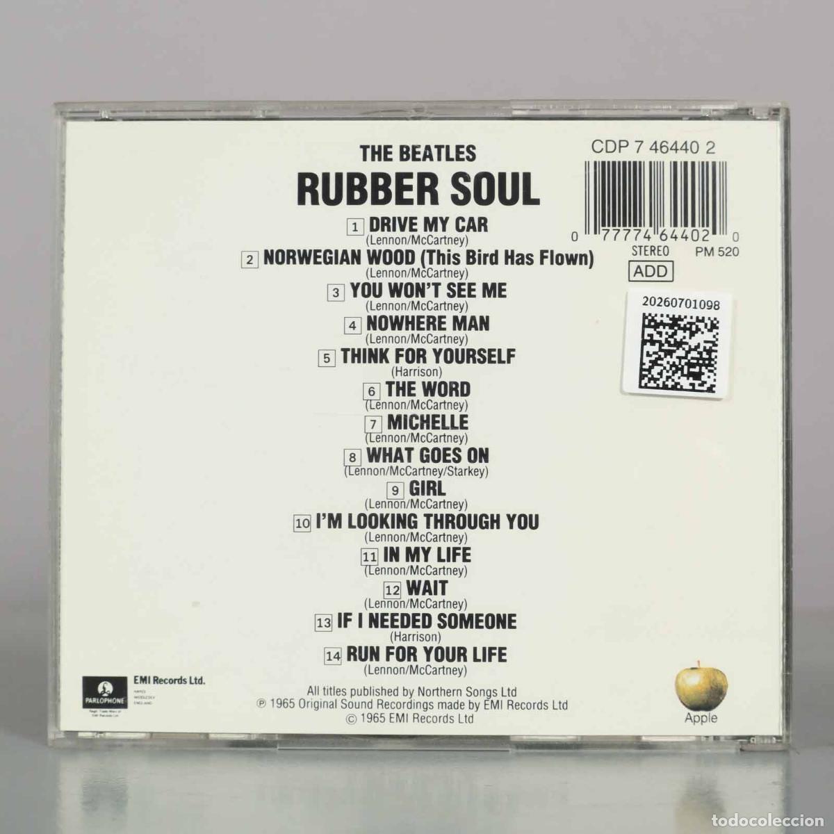 CDs de m&uacute;sica: CD. Rubber Soul - The Beatles - Foto 2