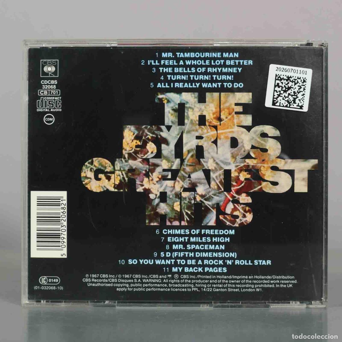 CDs de m&uacute;sica: CD. The Byrds - Greatest Hits - Foto 2