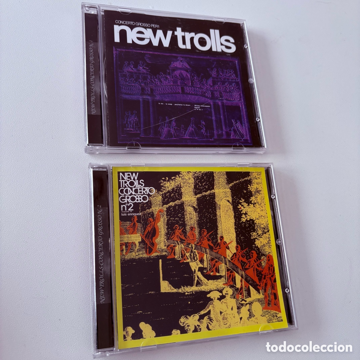 CDs de m&uacute;sica: Lote cd new trolls concerto grosso n&ordm; 1 y 2