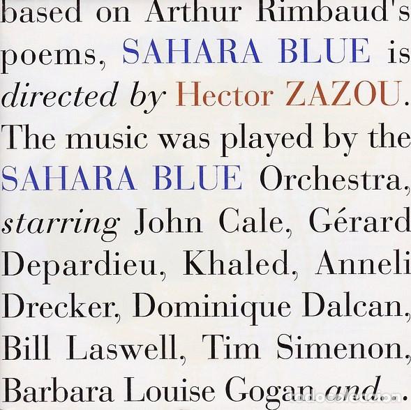 Music CDs: CD HECTOR ZAZOU - Sahara Blue - Crammed 1992 - 08-026420-10 (NM/NM)