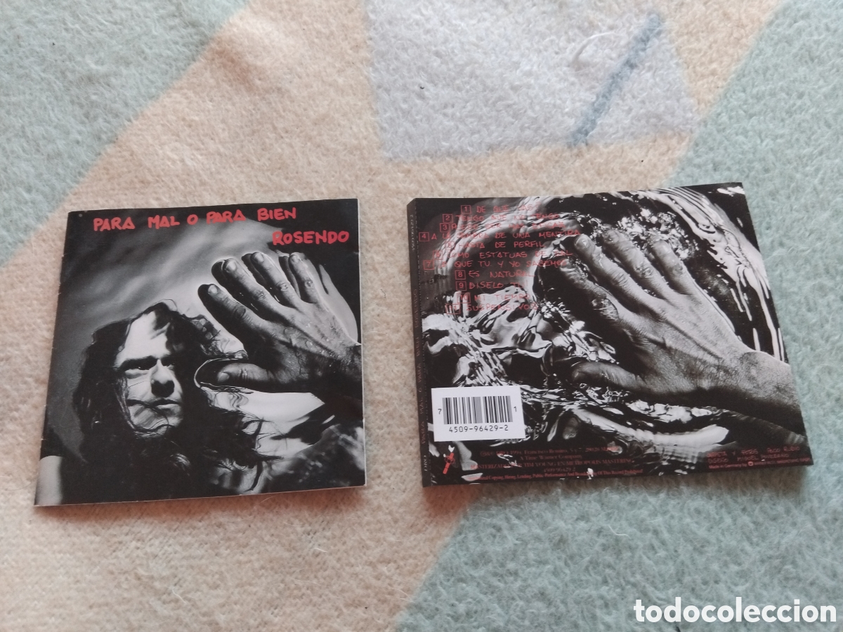 CDs de m&uacute;sica: Caratulade y Contraportada de Rosendo (Para Mal o Para Bien)
